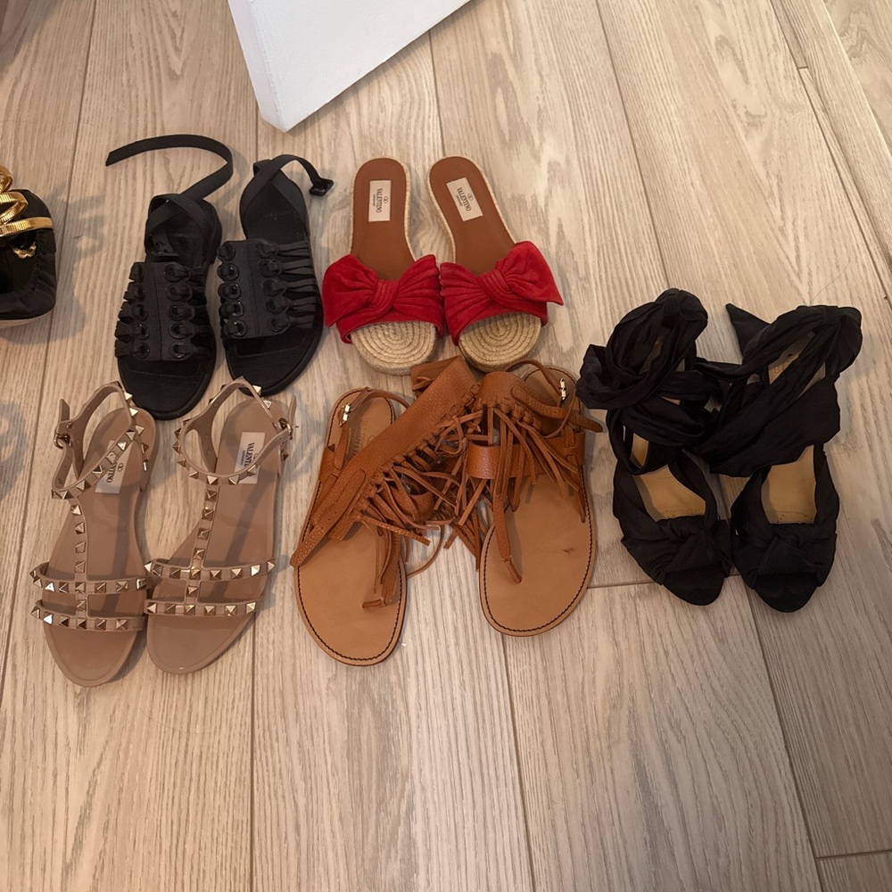 Valentinos, Fendis, Guccis etc.